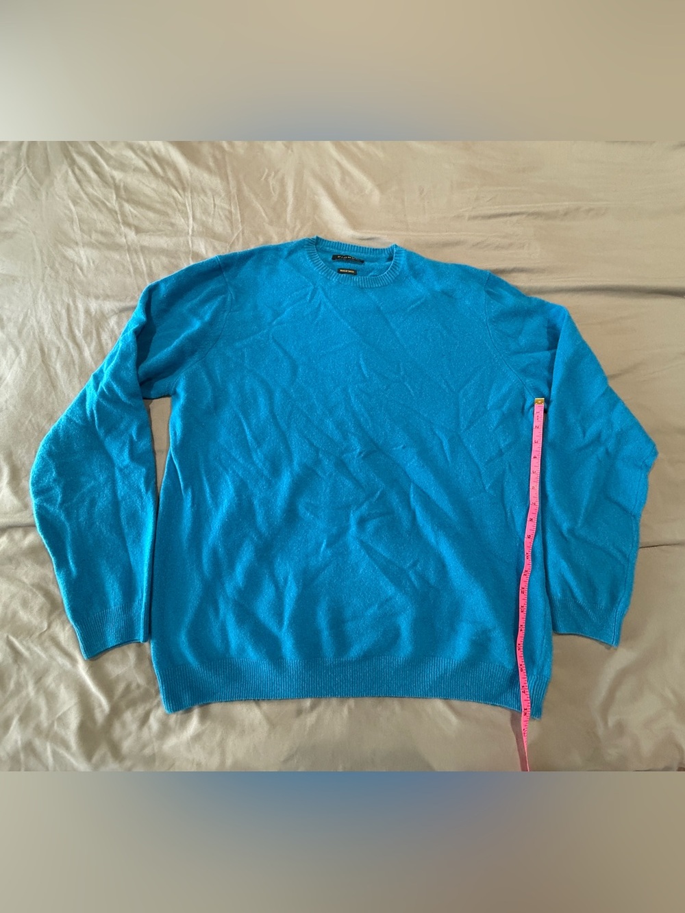 Piombo Turquoise/Blue Crewneck Sweater